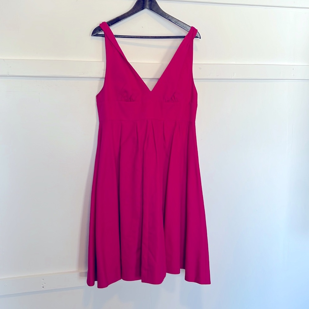 NWT J Crew Dress - Beautiful bright pink dress. Never worn. Size 16